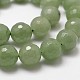 Chapelets de perles en aventurine vert naturel G-D840-28-6mm-5