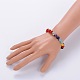 Stretch Buddhist Jewelry Multi-Color Gemstone Chakra Bracelets BJEW-JB01687-03-3