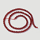 Perle corniola naturali fili G-F596-12A-4mm-2