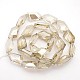 Faceted Polygon Electroplate Pearl Luster Plated Glass Beads Strands EGLA-P007-F03-1