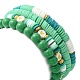 Ensemble de bracelets porte-bonheur en acrylique BJEW-TA00313-5