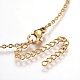 304 Stainless Steel Pendant Necklaces NJEW-O108-22G-3