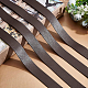 BENECREAT 5m Long Imitation Leather Strap 25mm Wide Foldover Leather Belt Strips for DIY Arts & Craft Projects (Coconut Brown) OCOR-WH0065-19B-02-6