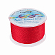 OLYCRAFT 50M 2mm twisted Satin Nylon Cord 3-Ply Red twisted Cord Trim String Thread for Crafts and Jewelry Making NWIR-OC0002-700-1
