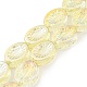 Fili di perle di vetro placcato EGLA-G037-13A-FR01-1