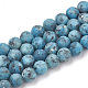 Natürliche Sesam Jaspis / Kiwi Jaspis Perlen Stränge G-T106-343D-1
