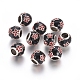 Antique Silver Plated Alloy European Beads MPDL-L029-Y01-AS-1