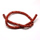 Natural Red Jasper Beads Strands G-A128-I08-8x5mm-2