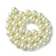 Fili di perle rotonde di perle di vetro tinto ecologico X-HY-A002-12mm-RB011-3