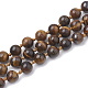 Natürliche Tigerauge Perlen Multistrang Halsketten NJEW-S408-04-2