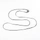 304 Stainless Steel Snake Chain Necklaces NJEW-F196-14P-2