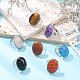 Great Valentines Gifts Natural & Synthetic Mixed Stone Rings RJEW-C094-M-5
