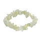 Nouvelles puces de jade naturelles étirer bracelets BJEW-BB16534-A-1