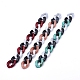 Трехцветные акриловые цепочки ручной работы AJEW-JB00601-3