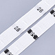 衣類サイズラベル（28)  服飾材料  サイズタグ  ホワイト  12.5mm  約10000個/袋 OCOR-S120D-14-1