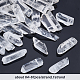 OLYCRAFT 64~67Pcs Crystal Quartz Points Beads Natural Bullet Shape Quartz Crystal Beads Strand White Clear Quartz Crystal Beads for Jewelry Making - 16 inch Strand G-OC0002-55-4