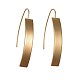 Ion Plating(IP) 304 Stainless Steel Dangle Earrings EJEW-P173-02G-01-1