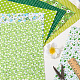 7 pieza de tela de algodón estampada.&nbsp;DIY-CY0002-16B-4