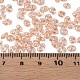 Perles de rocaille en verre tchèque transparent SEED-N004-005-C06-6