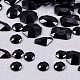 Pandahall 70 pz 7 stili nero cristallo acrilico cucire su strass flatback pietre da cucire per vestiti abiti artigianato indumenti accessori ACRT-PH0001-02-4
