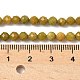 Нити натуральных желто-зеленых опаловых бусин G-D306-A06-4mm-5