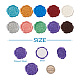 20 pièces autocollants de sceau de cire adhésifs 10 couleurs DIY-TA0003-46-3