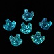 Capuchons de perles acryliques à placage UV lumineux PACR-E003-12-1