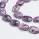 Chapelets de perles en jade lilas naturel G-D754-02-3