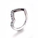 Adjustable Brass Micro Pave Cubic Zirconia Finger Rings RJEW-L086-06P-2