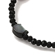 Natural Pearl & Shell & Glass Beaded Bracelets BJEW-C051-23G-2