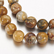 Natural Crazy Agate Round Bead Strands X-G-M272-03-8mm-3