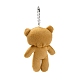 Pp coton mini animal jouets en peluche ours pendentif décoration HJEW-C002-03A-2