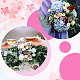 Craspire 100 個フェイクフラワーヘッド 10 色人工シルク桜の花ヘッドクラフト装飾ブライダルヘアクリップヘッドバンドドレス diy アクセサリーウェディングパーティー装飾 DIY-CP0007-29-6