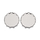 304 Stainless Steel Cabochon Settings STAS-P249-16E-P-1