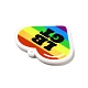 Colgantes de arco iris de acrílico impreso estilo orgullo SACR-B005-01A-3