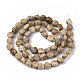 Chapelets de perles en jaspe avec images naturelles G-S363-060-2