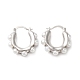 Plastic Pearl Beaded Hoop Earrings EJEW-Q024-04P-1