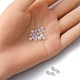 20pcs perles rondes d'opalite G-YW0001-27C-3