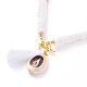 Handgemachte Polymer Clay heishi Perlen Halsketten NJEW-JN02721-01-3