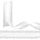 Bordure en dentelle plissée en polyester de 10 mètre OCOR-WH0080-93A-1