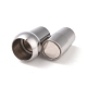 304 Stainless Steel Magnetic Clasps X-STAS-K006-09C-4mm-2