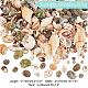 Pandahall elite 300g 15 stili perline di conchiglie miste naturali SSHEL-PH0001-24-2