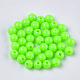 Perles plastiques opaques X-KY-T005-6mm-609-1