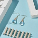 Boucles d'oreilles pendantes en forme de larme EJEW-JE05159-01-2