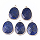 Natural Lapis Lazuli Pendants G-T131-08A-1