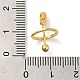 925 серебряная скоба в виде медальона в виде планеты STER-NH0001-55B-G-5