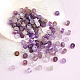 Nbeads 1 rang de perles d'améthyste naturelles G-NB0002-39-5
