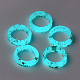 (vente d'usine de fêtes de bijoux) anneaux en résine époxy RJEW-T007-01C-02-4
