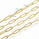 Brass Paperclip Chains CHC-S008-001C-G-6