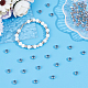 Unicraftale 60pcs 3 styles rondelle 201 perles européennes en acier inoxydable STAS-UN0050-43-2